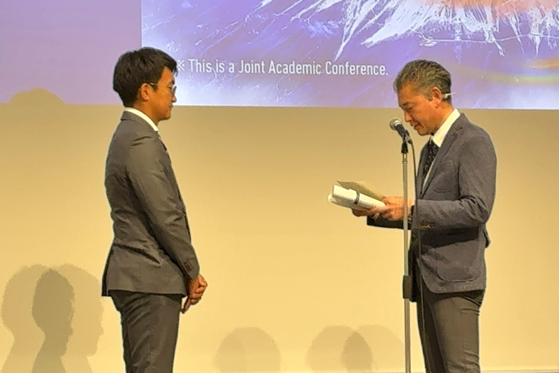 最優秀演題に 七田 茂輝 先生